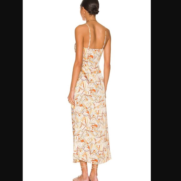 L*Space Joanna Midi Dress in Sunshine Floral Size Small $158 - Picture 4 of 10
